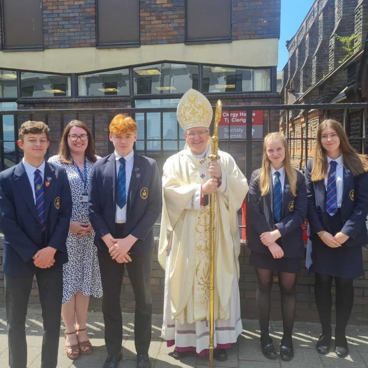 St Mary's RC High School - Imposition of the Pallium